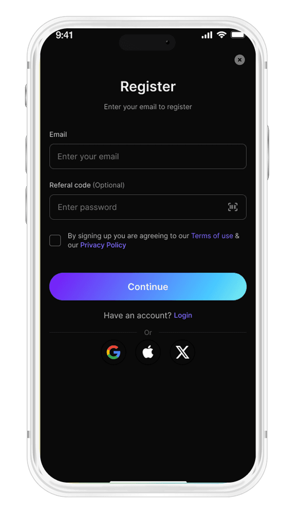 Log in to Hyra AI